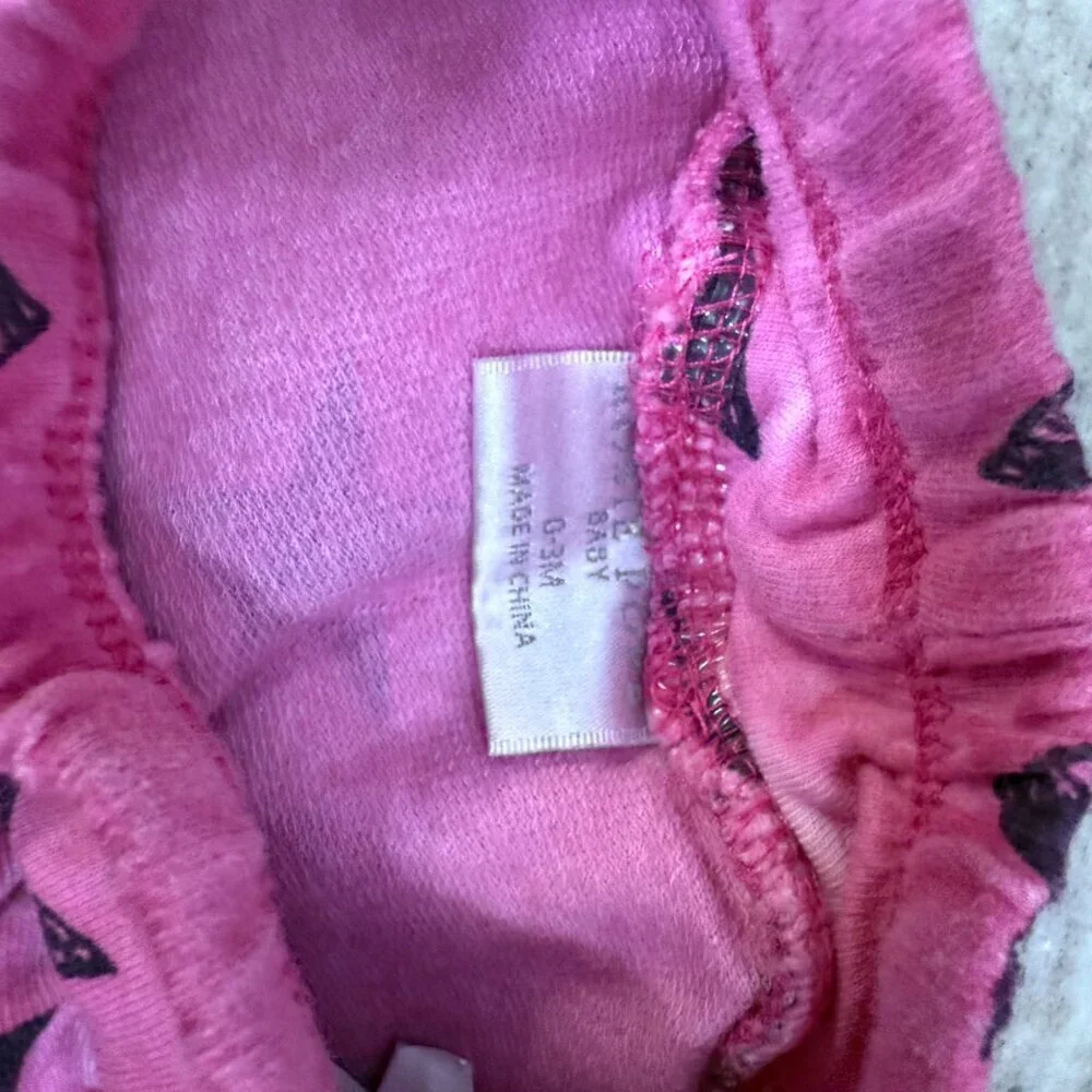 3/$20 Rosie Pope & Gap Pink long sleeve cotton set + Floral Jumper 0-3 months